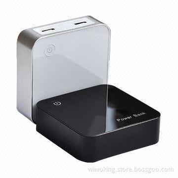 6,600mAh Large Capacity Portable Power Banks with Two USB Ports for iPhone/iPad